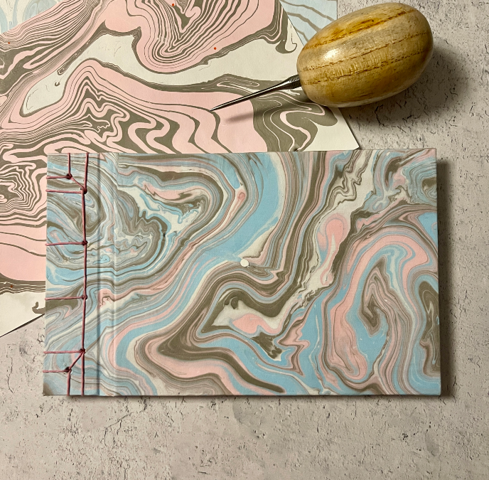 Marbling and Bookbinding Workshop w/Rhonda Scott – The Workspace