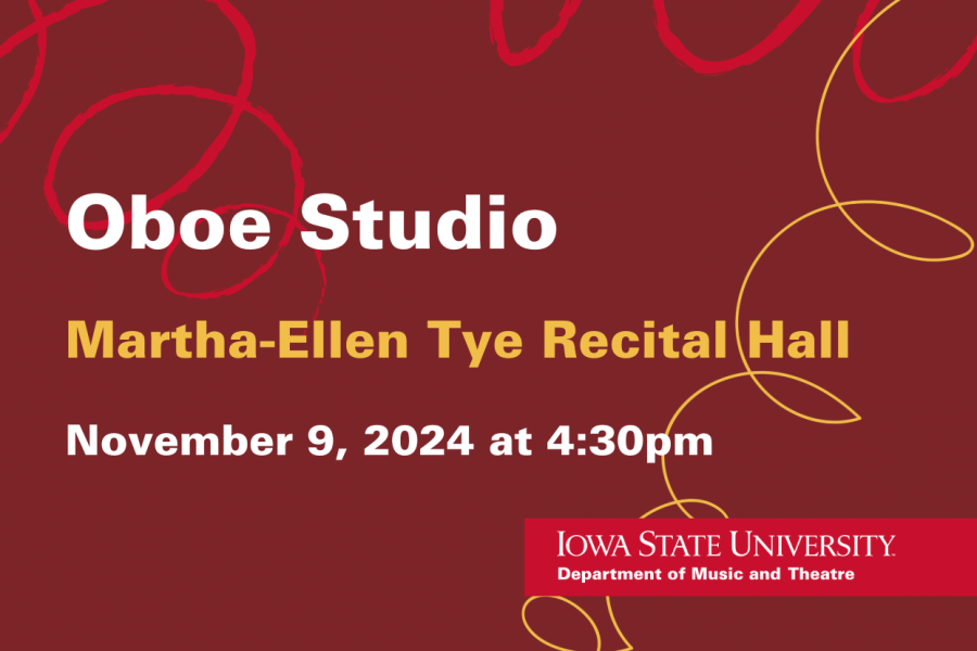 ISU Oboe Studio Recital