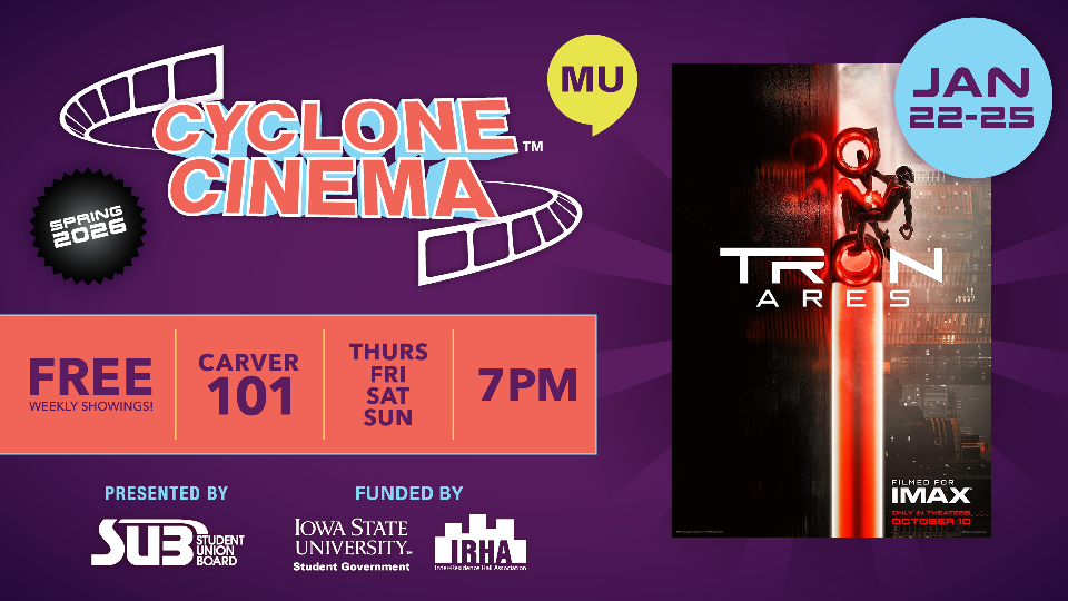 Cyclone Cinema spring 2026 movie graphic