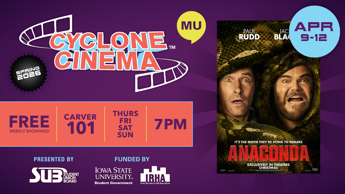 Cyclone Cinema spring 2026 movie graphic