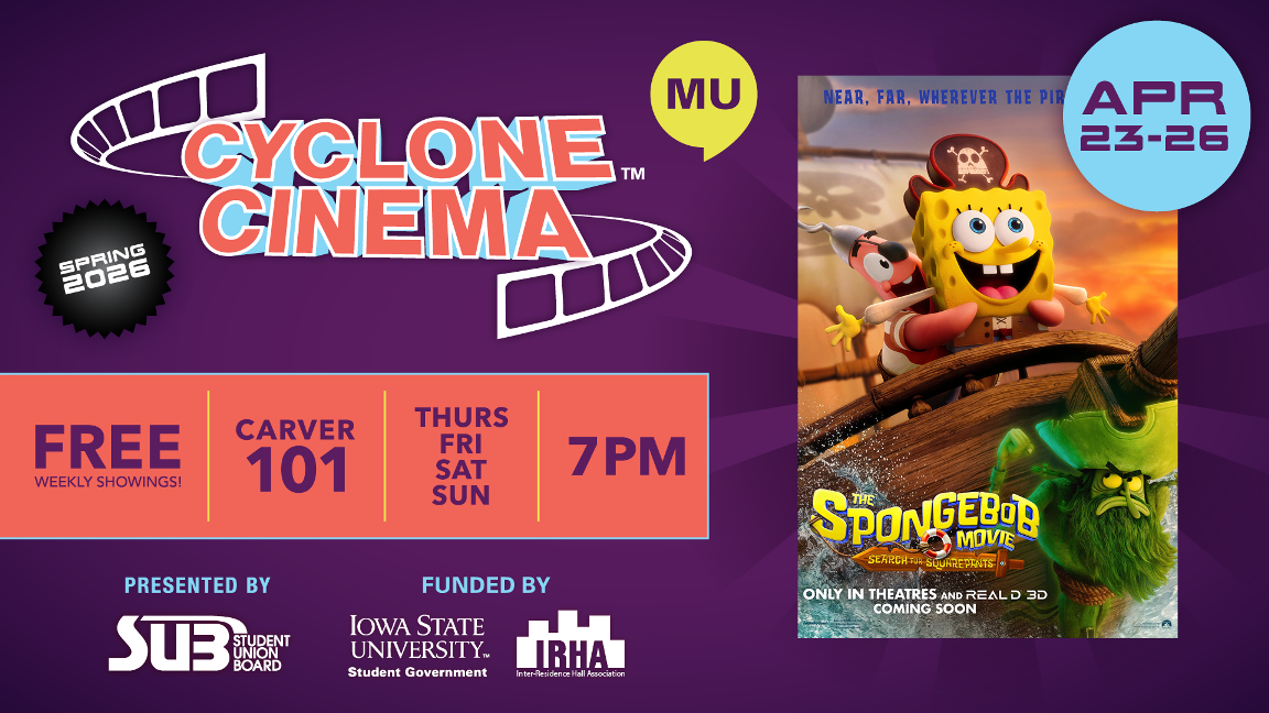 Cyclone Cinema spring 2026 movie graphic