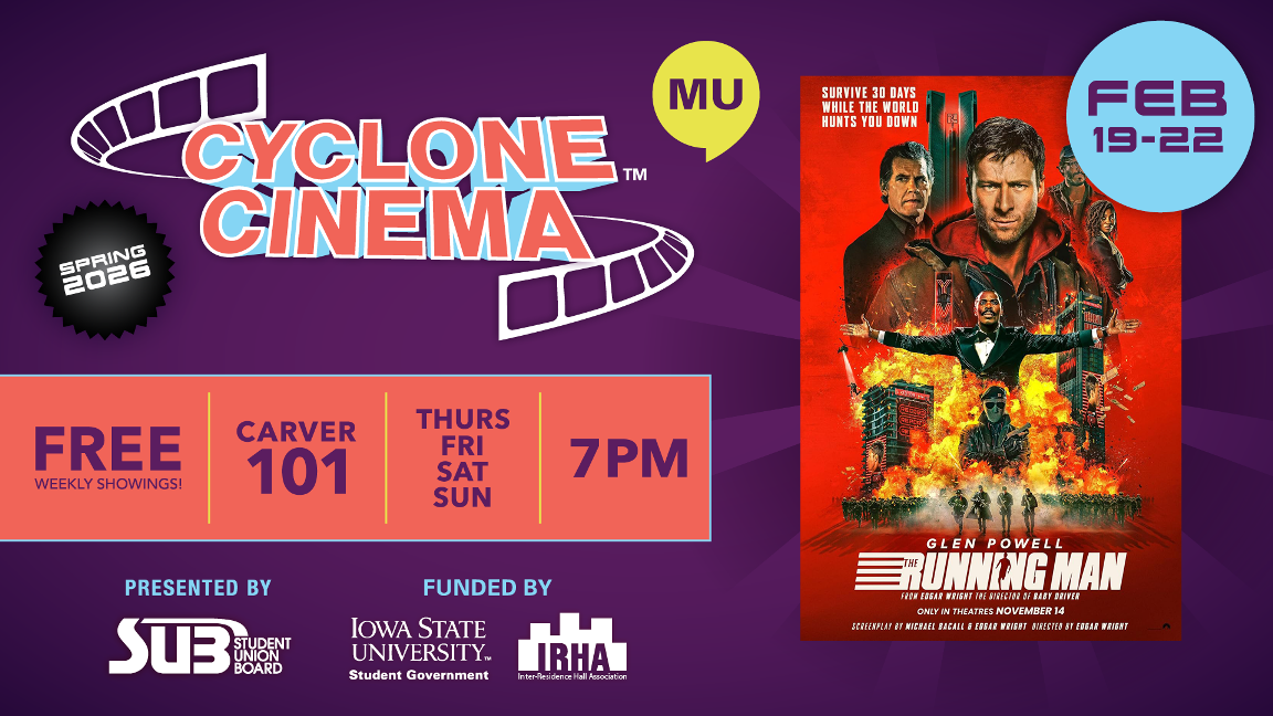 Cyclone Cinema spring 2026 movie graphic