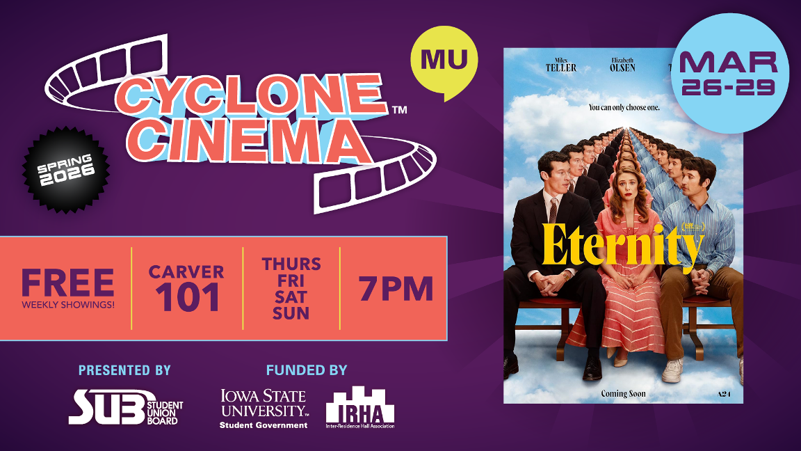 Cyclone Cinema spring 2026 movie graphic